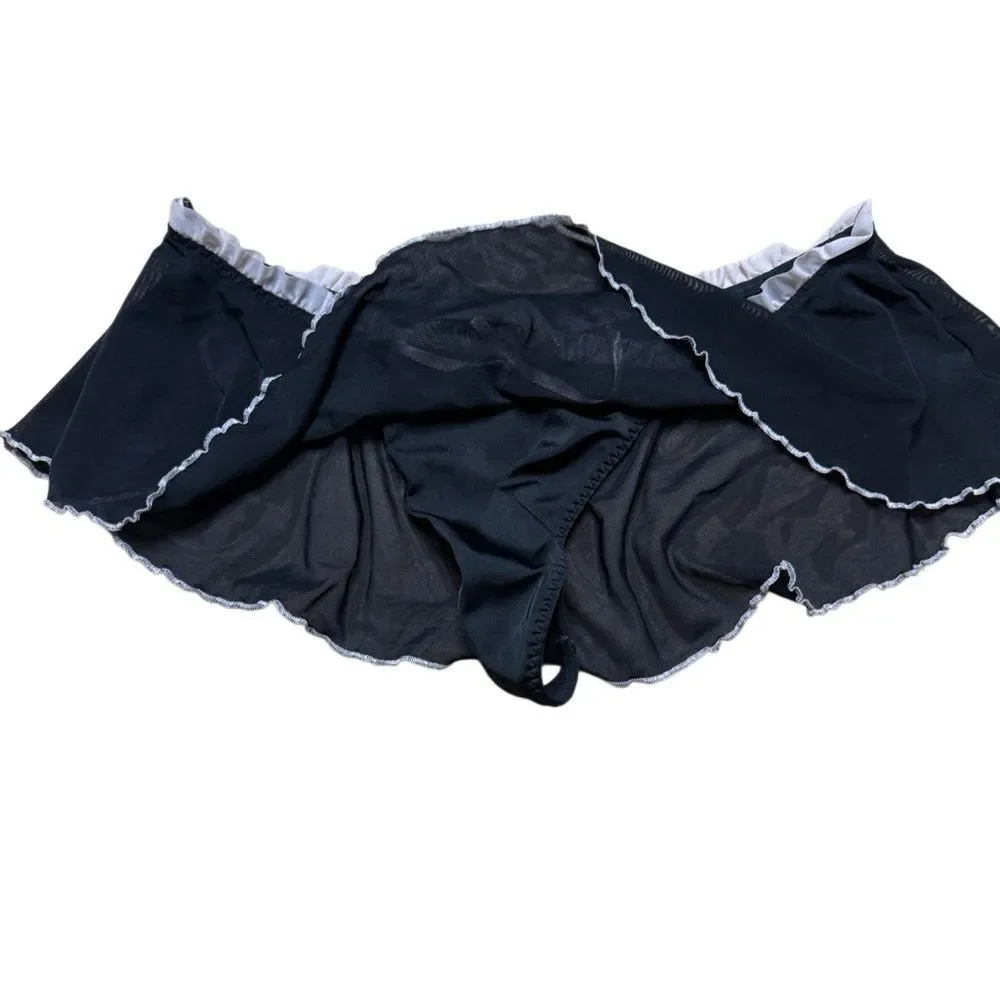 N/A black sheer